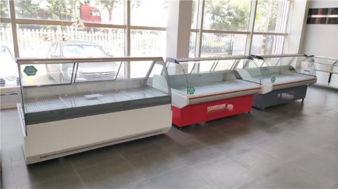 SS304 van de de Borstdiepvriezer van de glasdeur de Directe Koelsupermarkt 6