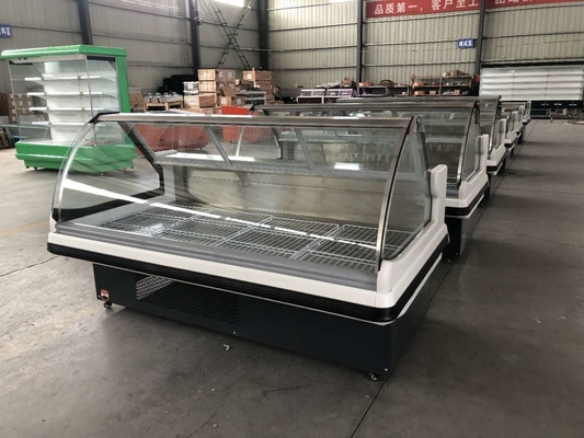 Refrigerated Display Cabinet for Mutton Pork Beef Storage Cold Fresh Meat Preservation